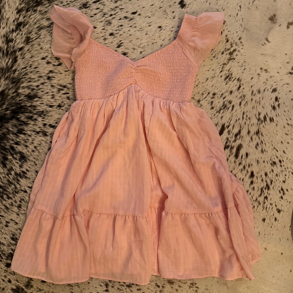 Pink Flowy Dress
